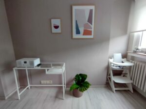 Foto Ferienwohnung mit Kinderstuhl